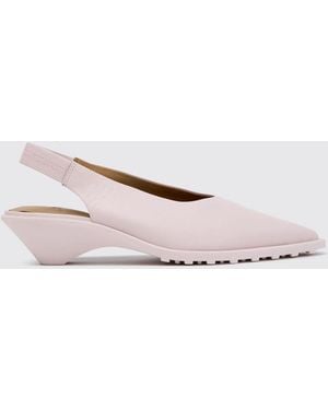 Camper Slingback-Pumps Anita Aus Glattkalbsleder Mit Niedrigem Ausgestelltem Absatz - Pink