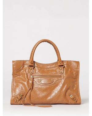 Balenciaga Sac Porté Épaule Femme - Marron