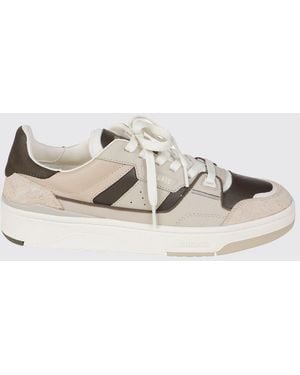Axel Arigato Zweifarbige Clay-Sneaker Aus Leder Und Veloursleder Im Panel-Design - Natur