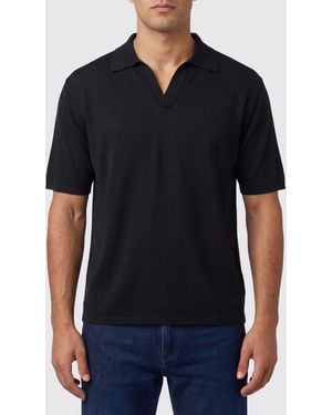 Roberto Collina Cotton Polo Shirt - Black