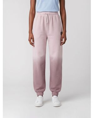 Philipp Plein Abstract Print Jersey Jogging Pants With Mid-Rise Waist - Pink