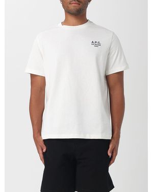 A.P.C. Camiseta Hombre - Blanco