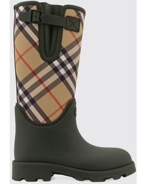 Burberry Stivale Da Pioggia Marsh - Verde