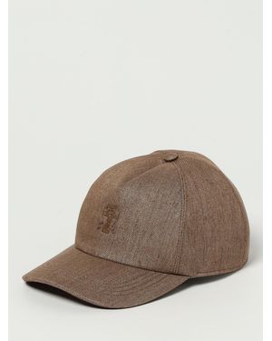ハット BRUNELLO CUCINELLI Woman Hat Brown M12504979 CC397 Brunello Cucinelli Women Cotton Bucket Hat In Brown | ModeSens