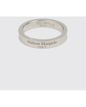 Maison Margiela Minimalist Design Band Ring - White