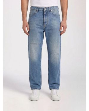 MM6 by Maison Margiela Straight Denim Jeans - Blue