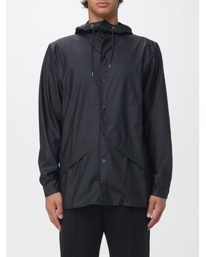 Rains Hooded Waterproof Jacket - Blue