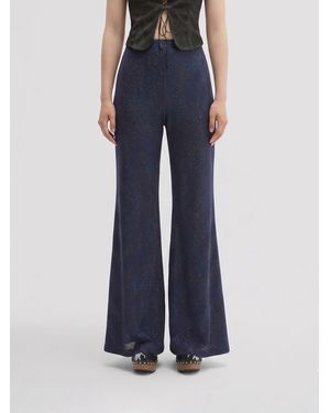 MACCAPANI Easy Flared Pants - Blue