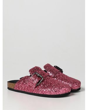 サンダル・ミュール PHILOSOPHY DI LORENZO SERAFINI SANDAL WITH GLITTER Philosophy Di Lorenzo Serafini glitter-detail Sandals | Pink