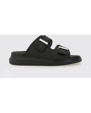 McQueen Hyrid Rubber Sandal - Black