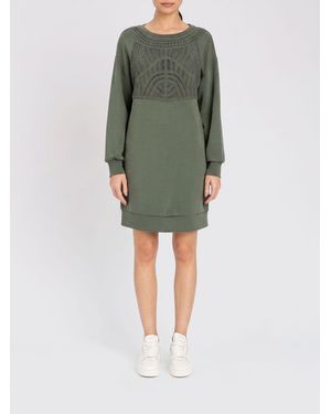 Twinset Jersey Sweatshirt Dress - Green