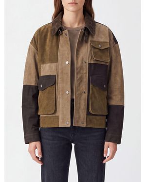 Isabel Marant Risla Printed Utility Jacket - Brown