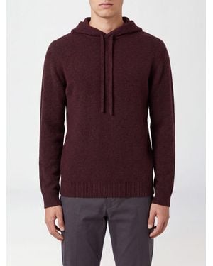Roberto Collina Strick-Hoodie Aus Merinowolle Von - Lila