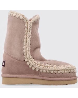 Mou Bottines Plates Femme - Marron
