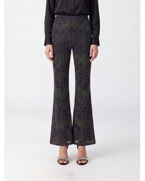 Missoni High-Waisted Flared Trousers - Black