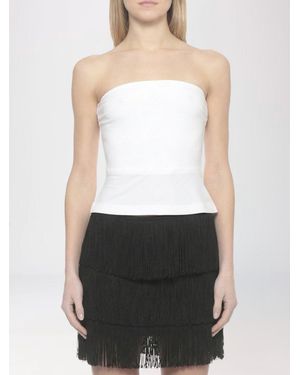 Norma Kamali Polyester Bandeau Top - White