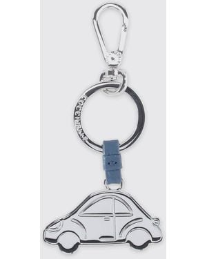 Coccinelle Car Keychain - White