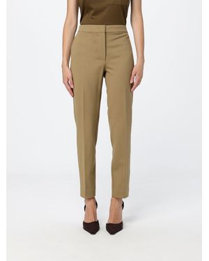 Max Mara Pegno Slim Fit Chino Trousers - Natural