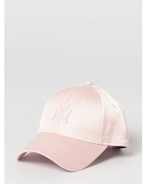 KTZ 9Forty Ny Yankees Satin Cap With Embroidered Logo - Pink