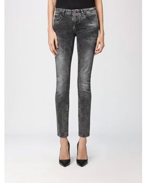 Philipp Plein Mid-Rise Skinny Stretch Denim Jeans - Black