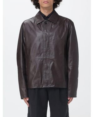 Corneliani Leather Jacket - Grey