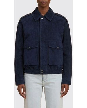 Salvatore Santoro Suede Jacket - Blue
