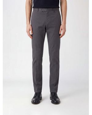 Santaniello Gabardine Chino Trousers - Blue