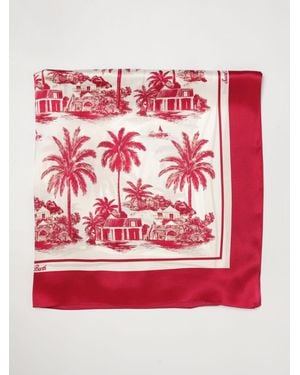 MC2 Saint Barth Animalier Silk Scarf - Red