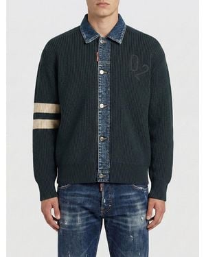 DSquared² Cárdigan Hombre - Azul