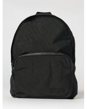 BOSS Mochila De Nailon - Negro
