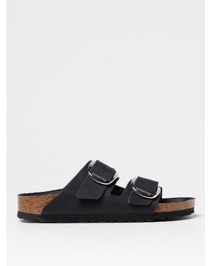 Birkenstock Arizona Big Buckle Oiled Leather Sandals - White