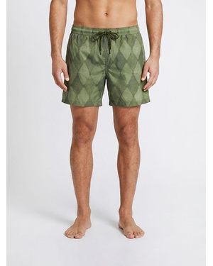 Ballantyne Printed Polyester Swimsuit - Green