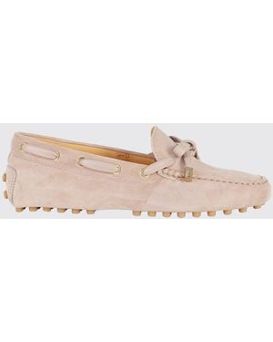 Tod's Gommino Suede Loafers - Natural