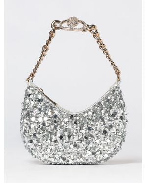 Kurt Geiger Chelsea Sequin Fabric Mini Hobo Bag - Grey