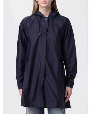 Rains Impermeable Con Capucha De Poliéster - Azul