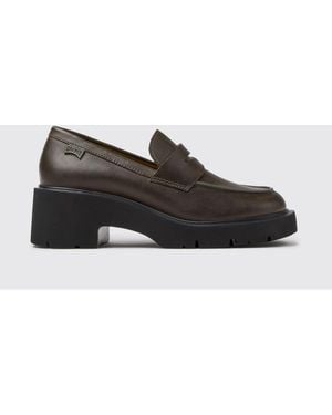 Camper Milah Penny Loafers - Green