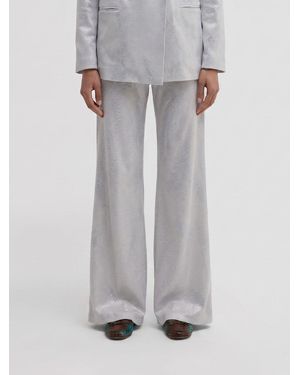 MACCAPANI Easy Flared Pants - Gray