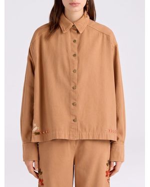Momoní MomonÌ Cotton Overshirt - Brown