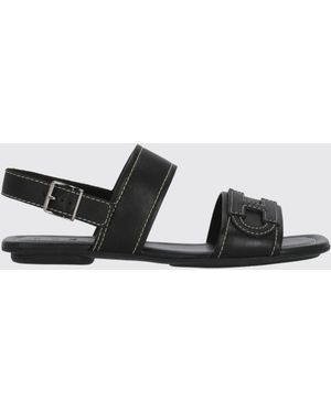 Hogan H685 Leder-Sandalen - Weiß