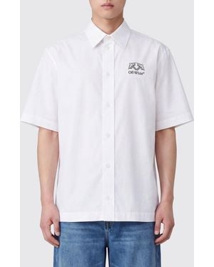 Off-White c/o Virgil Abloh Camicia Bowling - Bianco