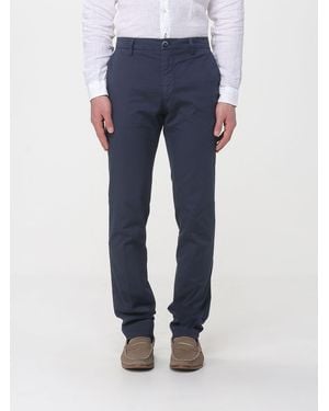 Mason's Stretch Cotton Chino Trousers - Blue