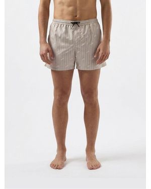 Gcds Printed Polyester Swimsuit - Natural
