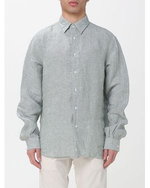 Aspesi Linen Blend Casual Shirt - Gray