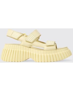 Camper Bcn Leather Sandals - Natural