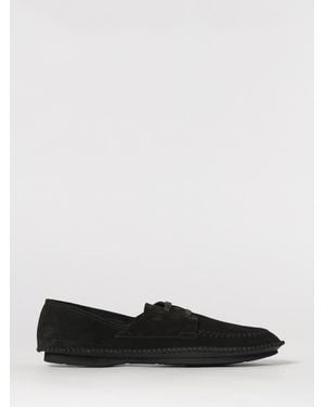 Premiata Deconstructed Suede Derby Shoes - White