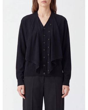 Lemaire Wollmisch-Cardigan Mit V-Ausschnitt Und Knopfverschluss - Blau