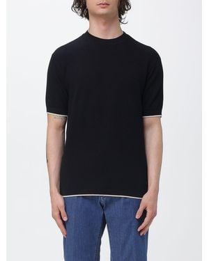Emporio Armani Cotton Crew Neck Knit - Black