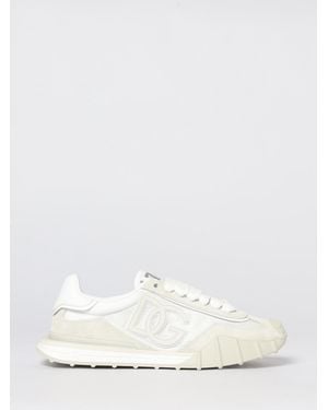 Dolce & Gabbana Dolce &Amp Gabbana Dg Athletic Suede And Nylon Trainers - White