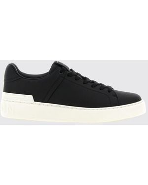 Balmain Sneakers B-Court Bicolore - Bianco