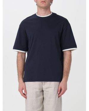 Lardini T-Shirt Basique En Coton - Bleu